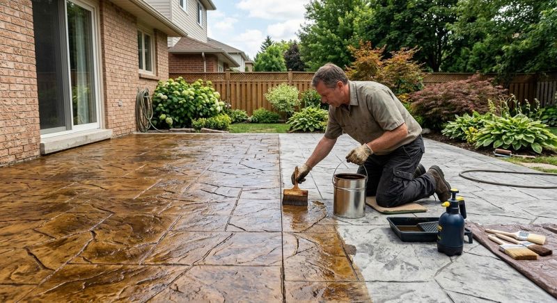Concrete Driveway Refinishing in Corpus Christi, TX