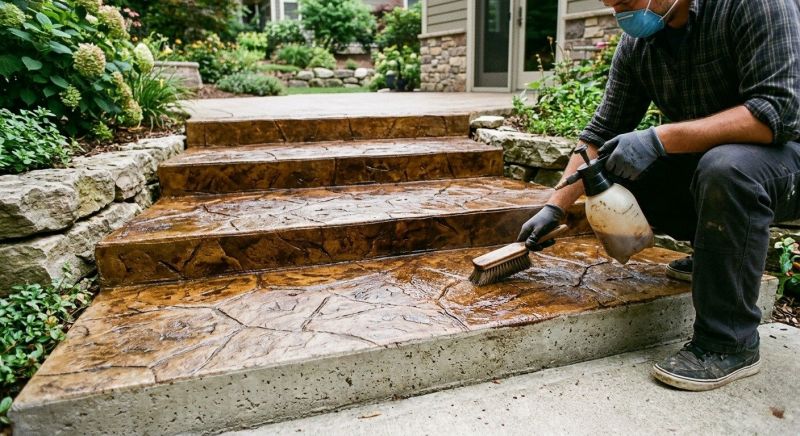 Concrete Staining Service in Corpus Christi, TX