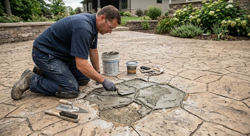 Decorative Concrete Repair in Jupiter, FL