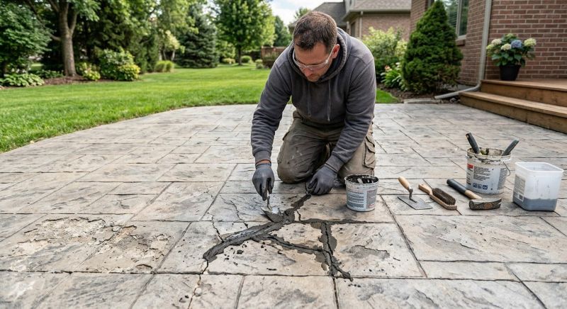 Decorative Concrete Repair in Conyers, GA