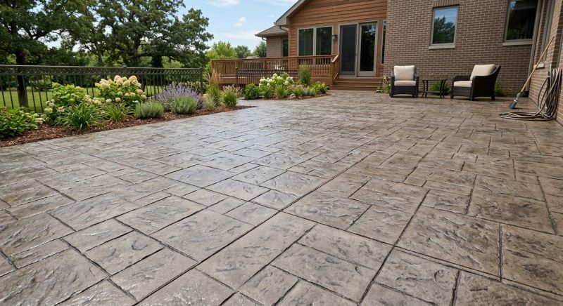 Stamped Cement Installation in Dallas, TX