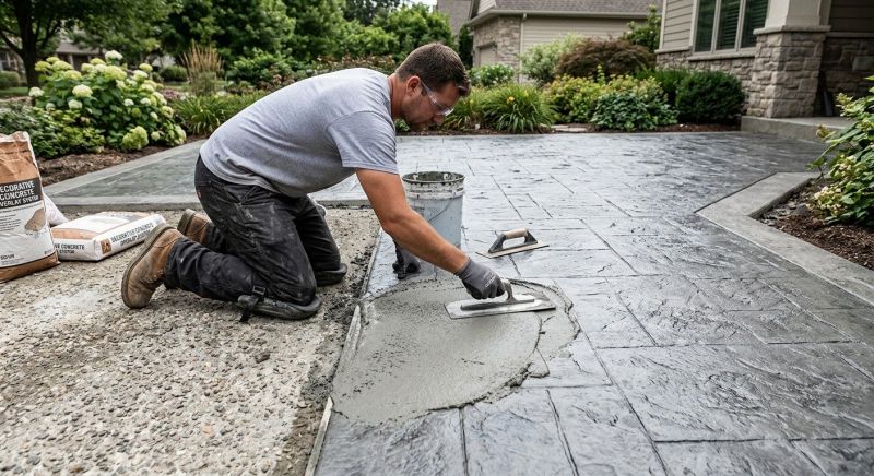 Driveway Overlay Installation Service